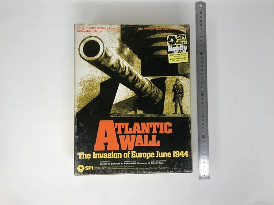 アナログボードゲーム　SPI社　Atlantic Wall Amazon | ▽ SPI社 大西洋の壁 ATLANTIC WALL The Invasion Of